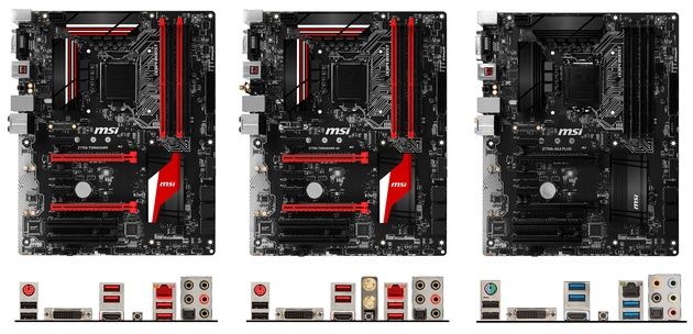 MSI Z170A Tomahawk, Z170A Tomahawk AC i Z170A G43 PLUS - porównanie płyt głównych