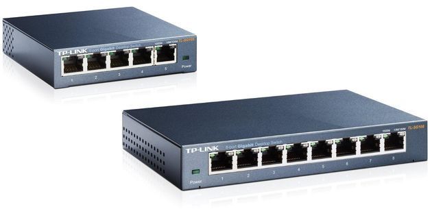 TP-LINK TL-SG105 i TL-SG108 przełączniki zdjęcie