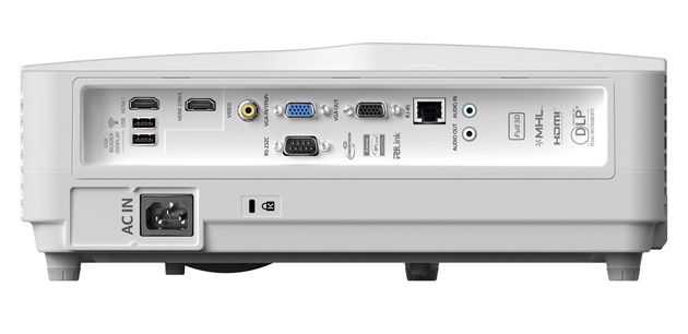 Optoma DH330UST tylny panel