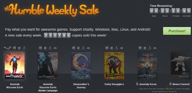 humble weekly sale 11 bit studios akcja wyprzedaż gry anomaly