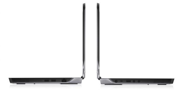 Dell Alienware 13 laptop bok profil