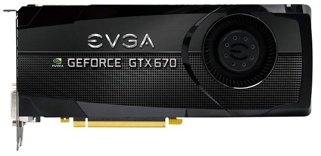EVGA GeForce GTX 670 FTW LE karta graficzna zdjęcie