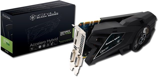 Inno3D iChill GTX Titan Accelero Hybrid karta graficzna zdjęcie opakowanie