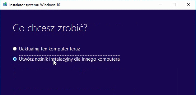 Tworzenie dysku naprawczego i instalacyjnego do Windows 10