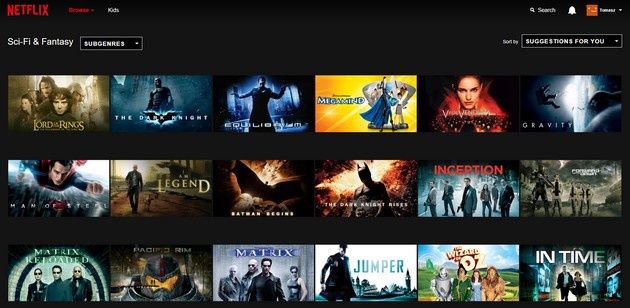 Netflix PL oferta