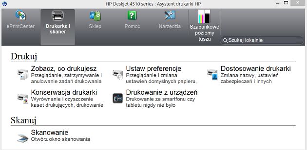 aplikacja HP