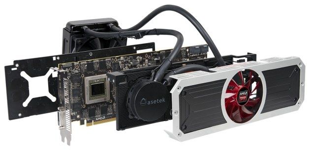 AMD Radeon R9 295X części chłodzenia