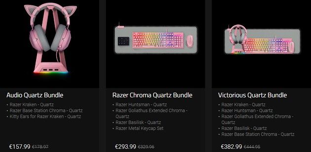 Razer Quartz zestawy