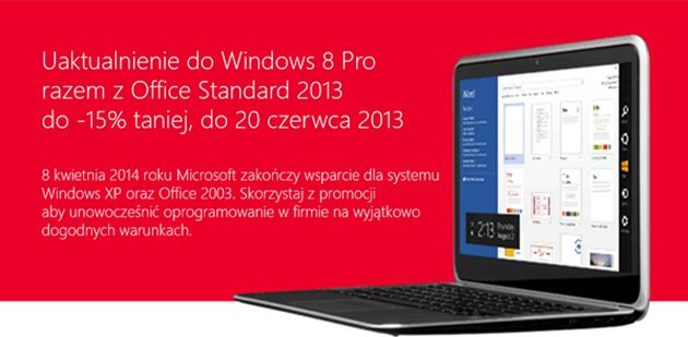 Microsoft Windows 8 Pro Upgrade rabat