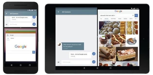 Android N wielozadaniowość