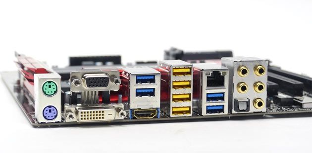 Gigabyte GA-Z97MX-Gaming 5 tylny panel