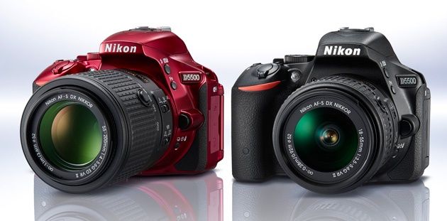 Nikon D5500 kolory