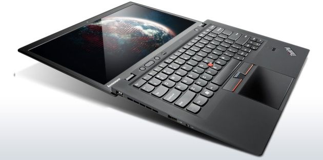 Lenovo X1 Carbon ultrabook widok