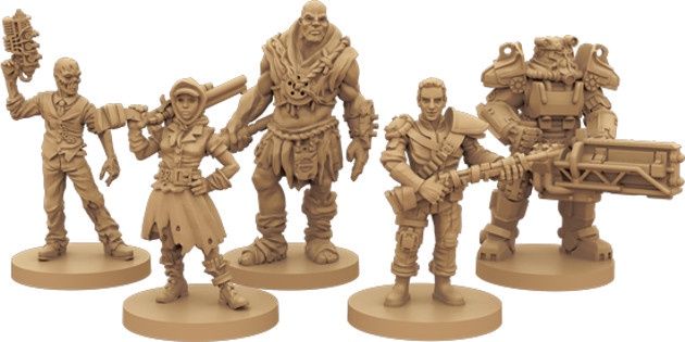 Fallout planszówka figurki