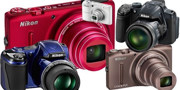 Nikon Coolpix kompakty na 2013 rok S9500 S9400 L27 L820 P520