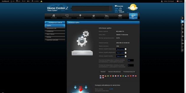 System Fibaro - aktualizacje