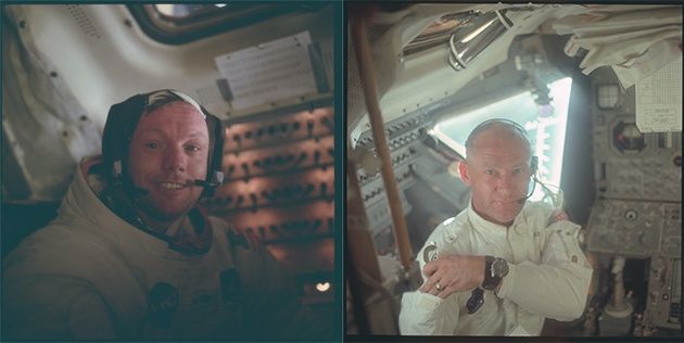 Neil Armstrong i Buzz Aldrin