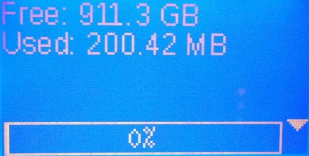 Omega Storecenter px2-300d - komunikat