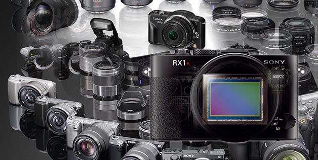 Sony Panasonic aparaty obiektywy