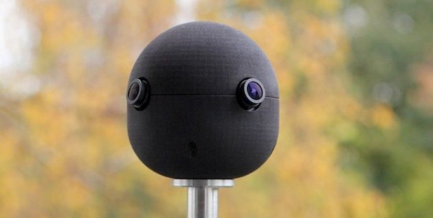 Sphericam widok głowicy z czterema kamerami