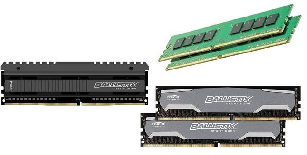 Crucial Ballistix Sport i Elite pamięć DDR4
