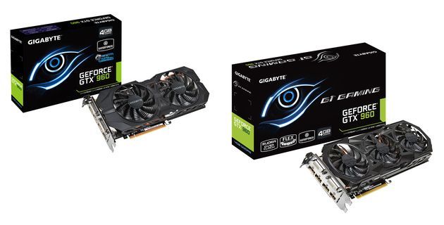 Gigabyte GeForce GTX 960 OC i G1 Gaming 4GB karty graficzne