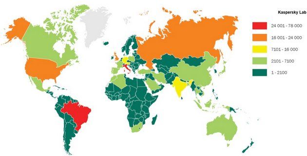 Kaspersky banki mapa