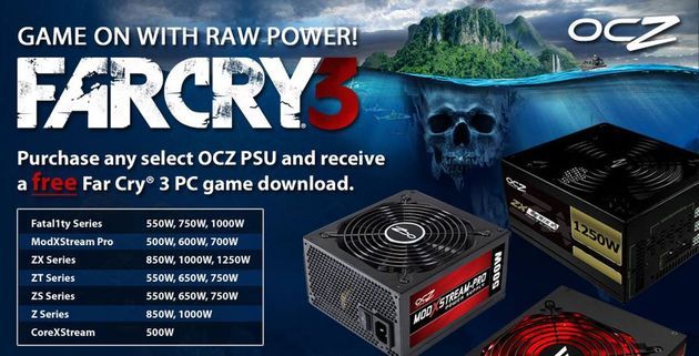 OCZ zasilacz Far Cry 3 promocja