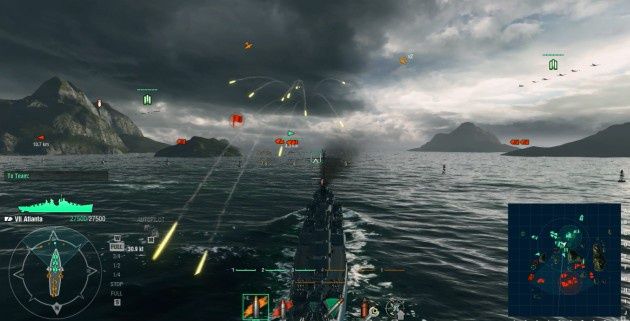 World of Warships – ostrzał