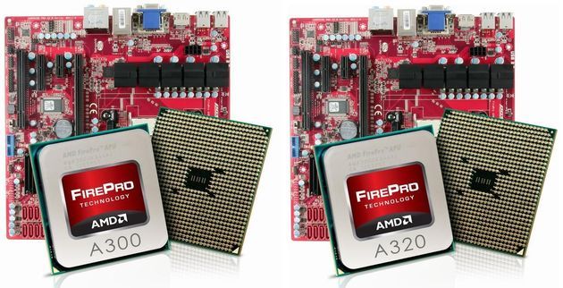 AMD FirePro APU A300 procesor płyta gł&oacute;wna zestaw zdjęcie