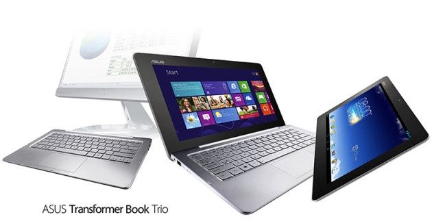 Transformer Book Trio tablet