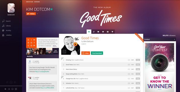 Baboom screen