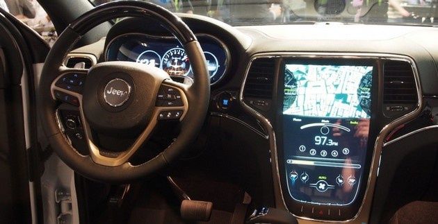 Nvidia Tegra K1 kokpit wygląd
