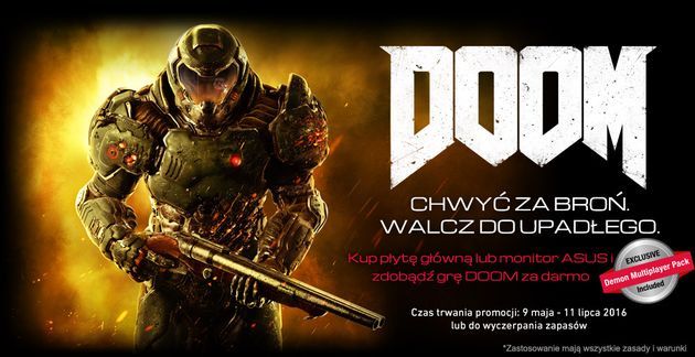 ASUS - promocja z grą DOOM