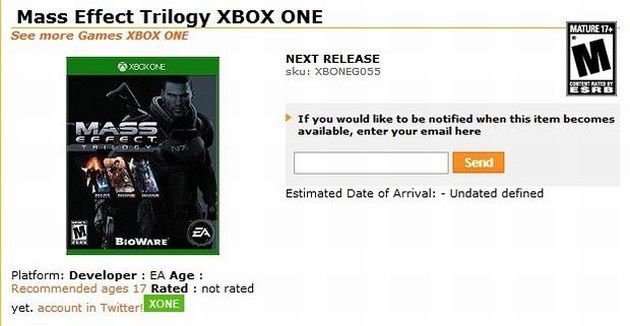 Mass Effect Trilogy nowe konsole
