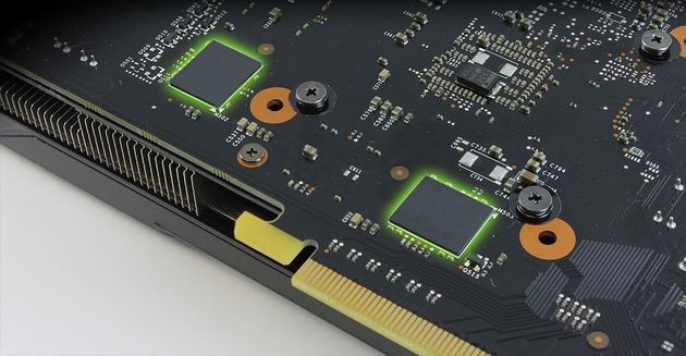EVGA GeForce GTX 960 4GB - rewers PCB