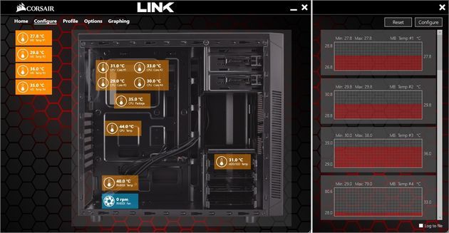 Corsair Link Dashboard