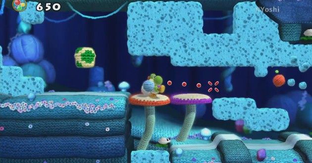 Yoshi’s Woolly World - jedna z plansz