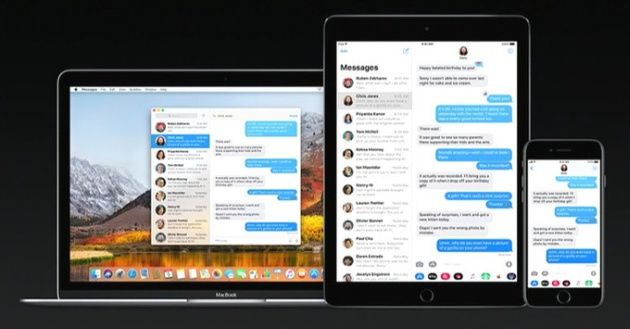 iOS 11 wiadomości