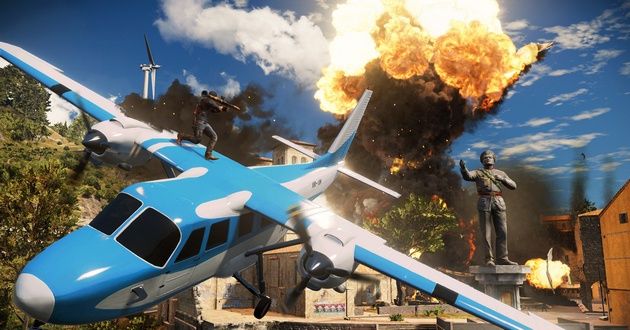 Just Cause 3 wybuch