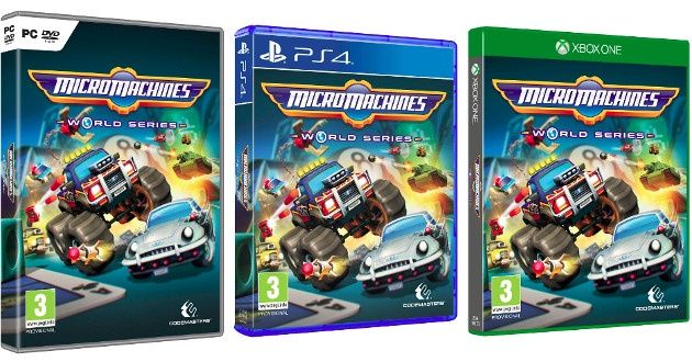 Micro Machines World Series okładki
