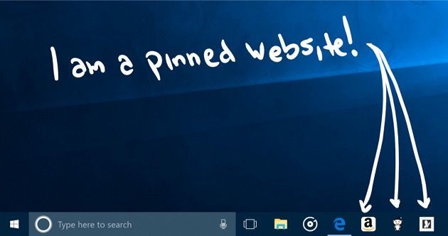 Windows 10 Fall Edge przypięcia
