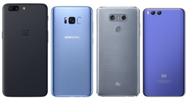 OnePlus 5 vs Galaxy S8 vs LG G6 vs Xiaomi Mi 6