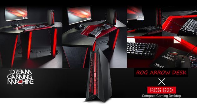 ASUS ROG Dream Gaming Machine - ROG G20 Arrow Desk