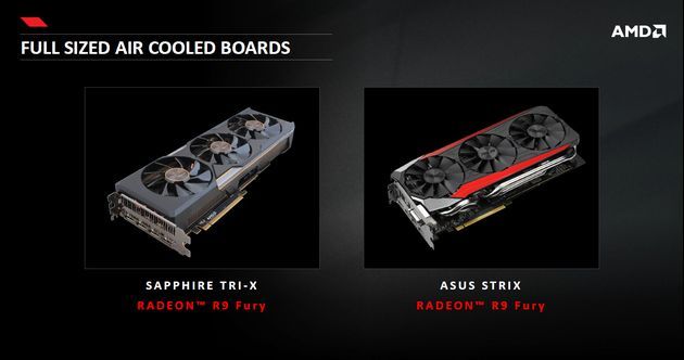 ASUS Radeon R9 Fury STRIX i Sapphire Radeon R9 Tri-X - karta graficzna