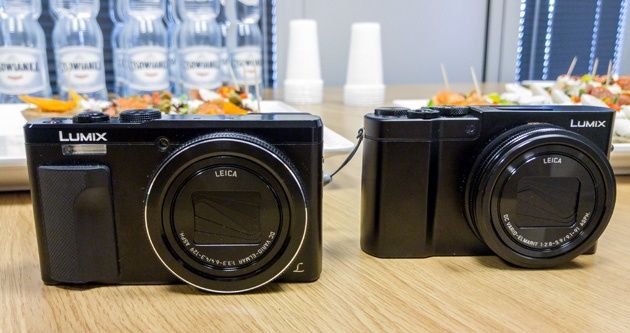 Panasonic TZ100 i TZ80 widok przód