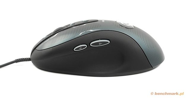 Logitech G400s lewy bok