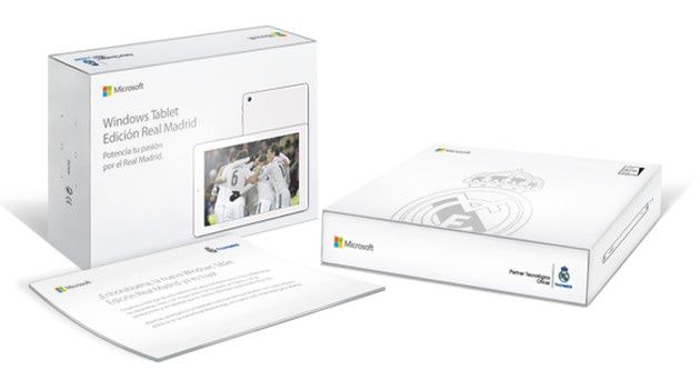 Microsoft prezentuje tablet Real Madrid Edition
