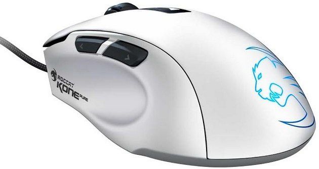 Roccat Kone Pure Color Phantom White mysz wygląd