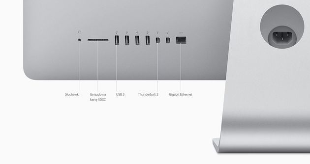 Apple iMac 2015 - złącza
